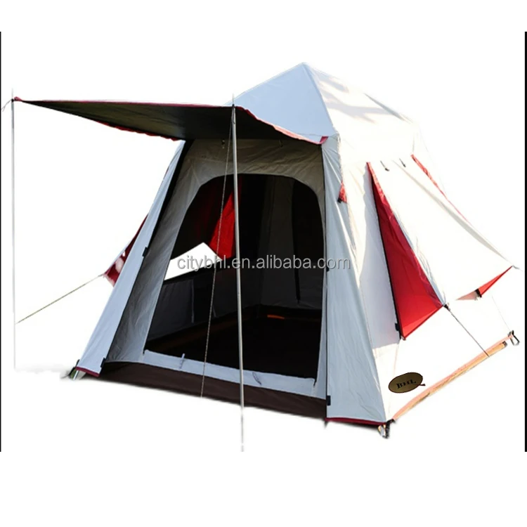 BHLQ factory wholesale price 4 6 8 10 12 16  person high quality instant tent pop up sleeping bag mat  sanitary barrack tent