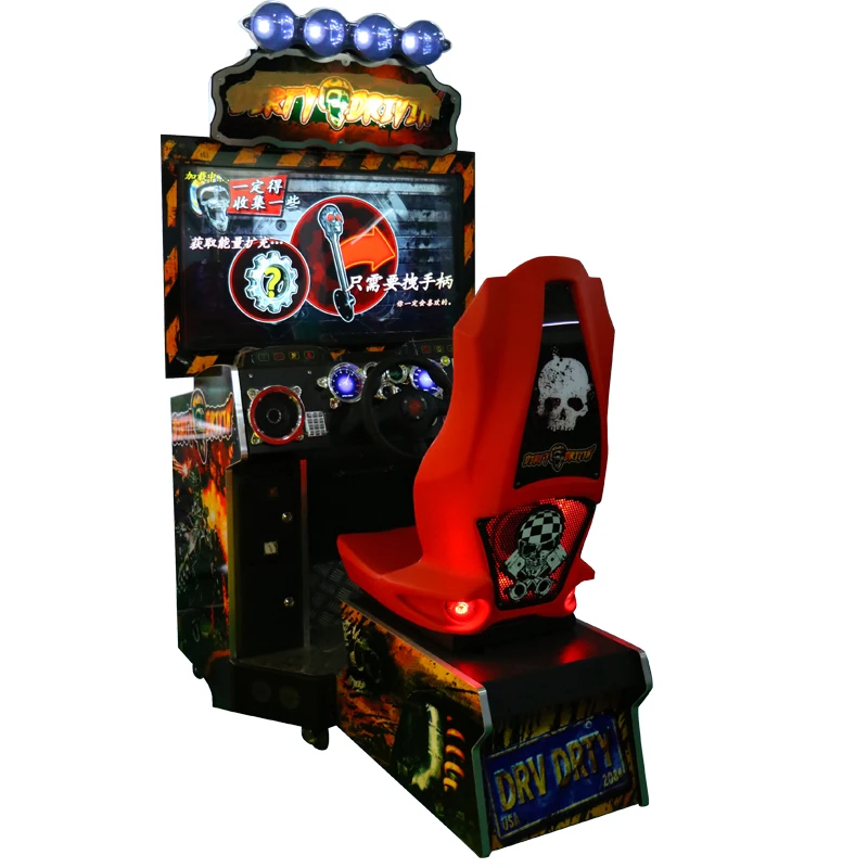 Funpark Hot Selling Arcade Car Racing Simulator Machine Coin Operated Metal Entertainment Center Amusement Game