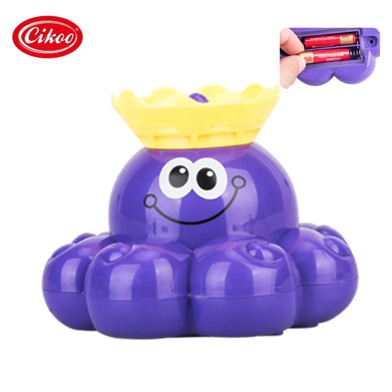 Eco friendly Cikoo 2019 New Products Baby Bath Water Toys Electric Spray Octopus Toy