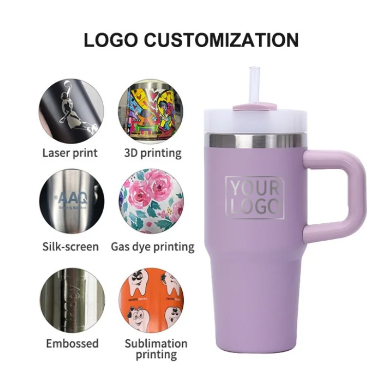 New Product 14 Oz Laser Custom Logo Gift Mugs Bpa Free Powder Coated Kids Tumbler Cups With Straw