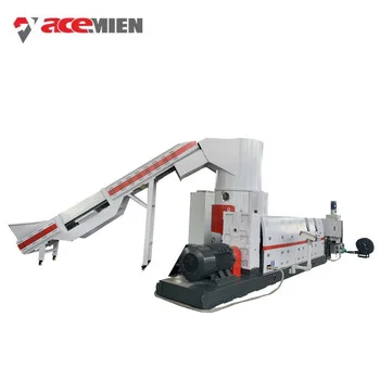 Waste PE PP agricultural film bags plastic recycling and granulating line
