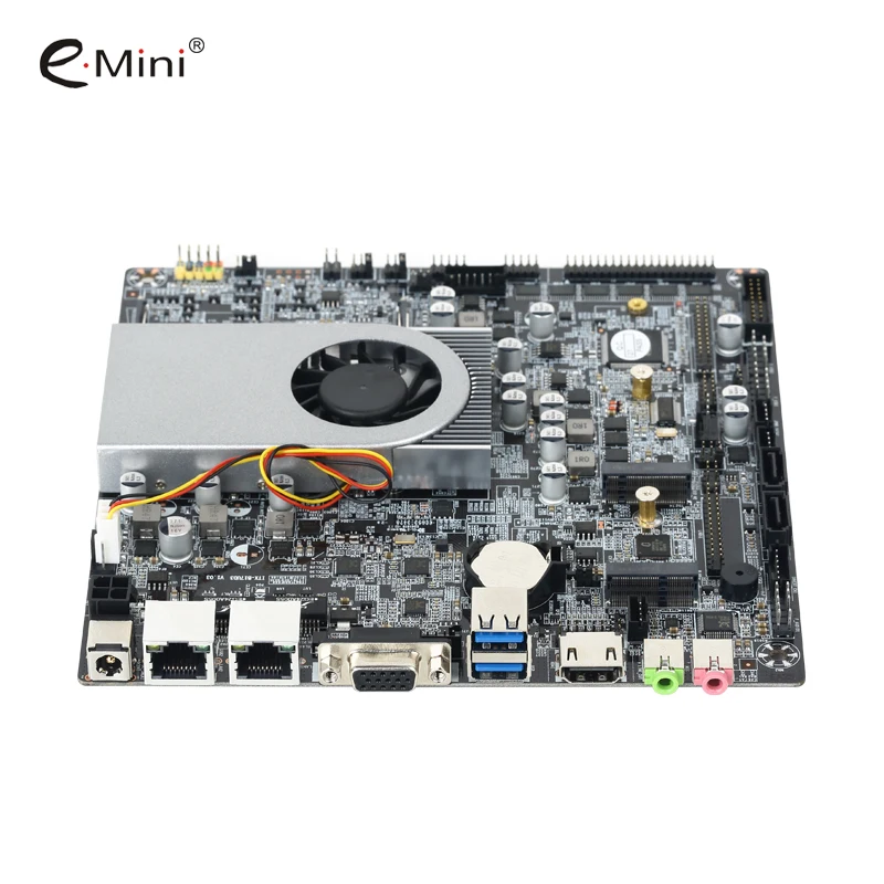Durable Dual NIC Embedded Linux Mini PC DDR3 Compatible Motherboard