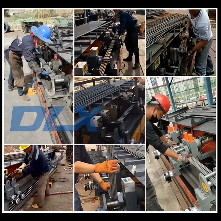 High Quality Construction Five-Head Automatic Hydraulic Iron Column Rebar Welding Bending Machine Steel 6-25mm