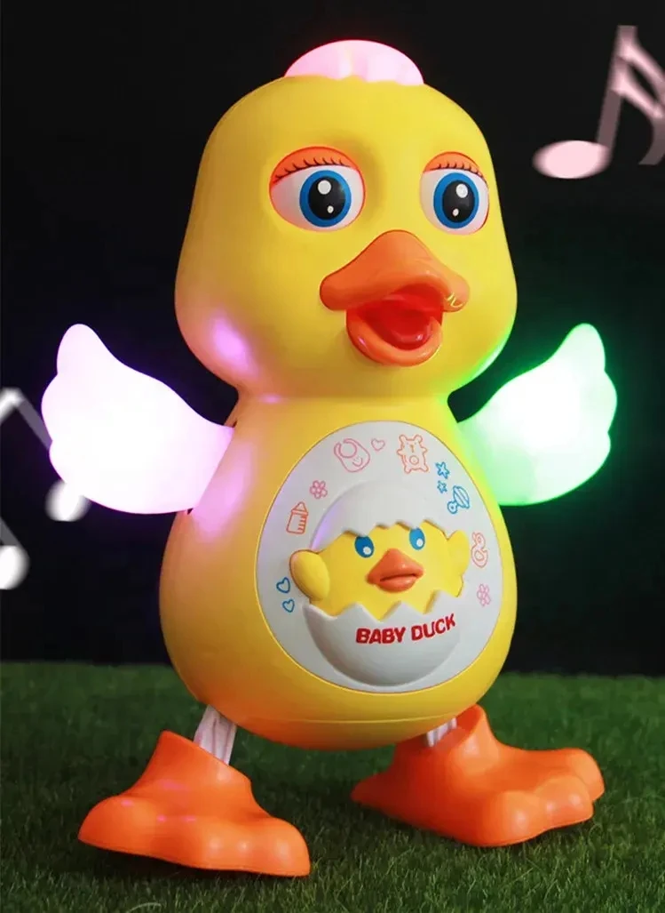 Hot-selling Cute Cartoon Electronic Pets Duck Dancing Toy for Kids