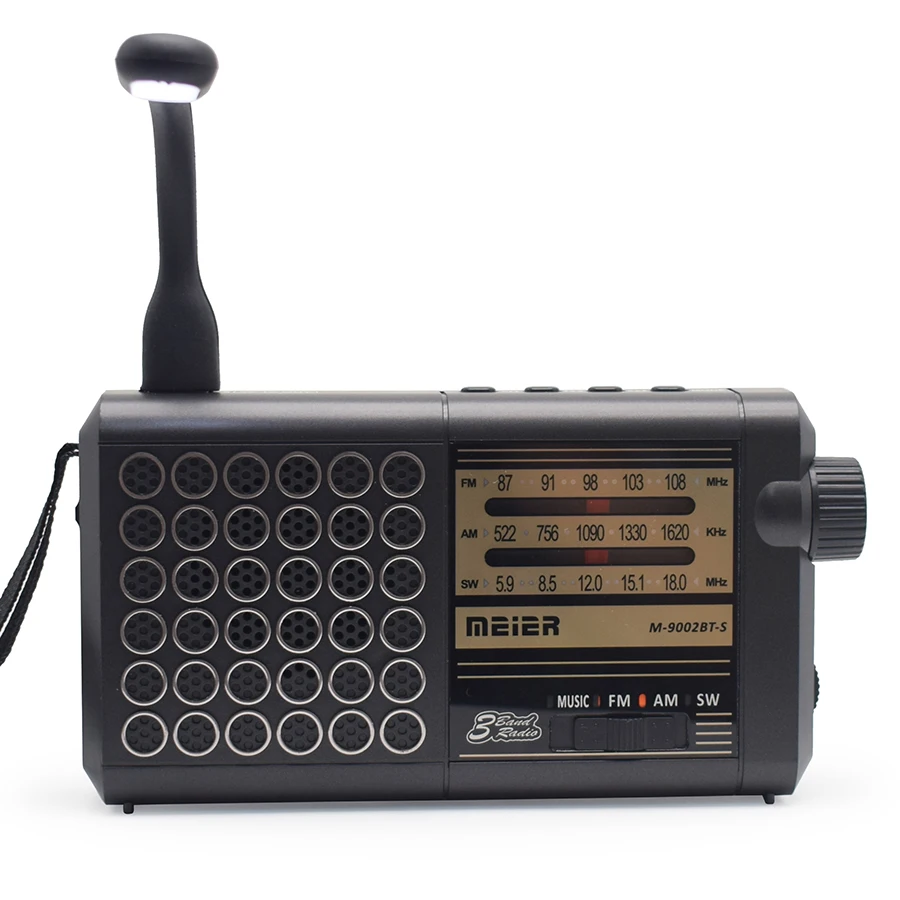 Отличное качество звука USB/ TF MP3 плеер и FM/AM/SW 3 полосы солнечных домашних радио