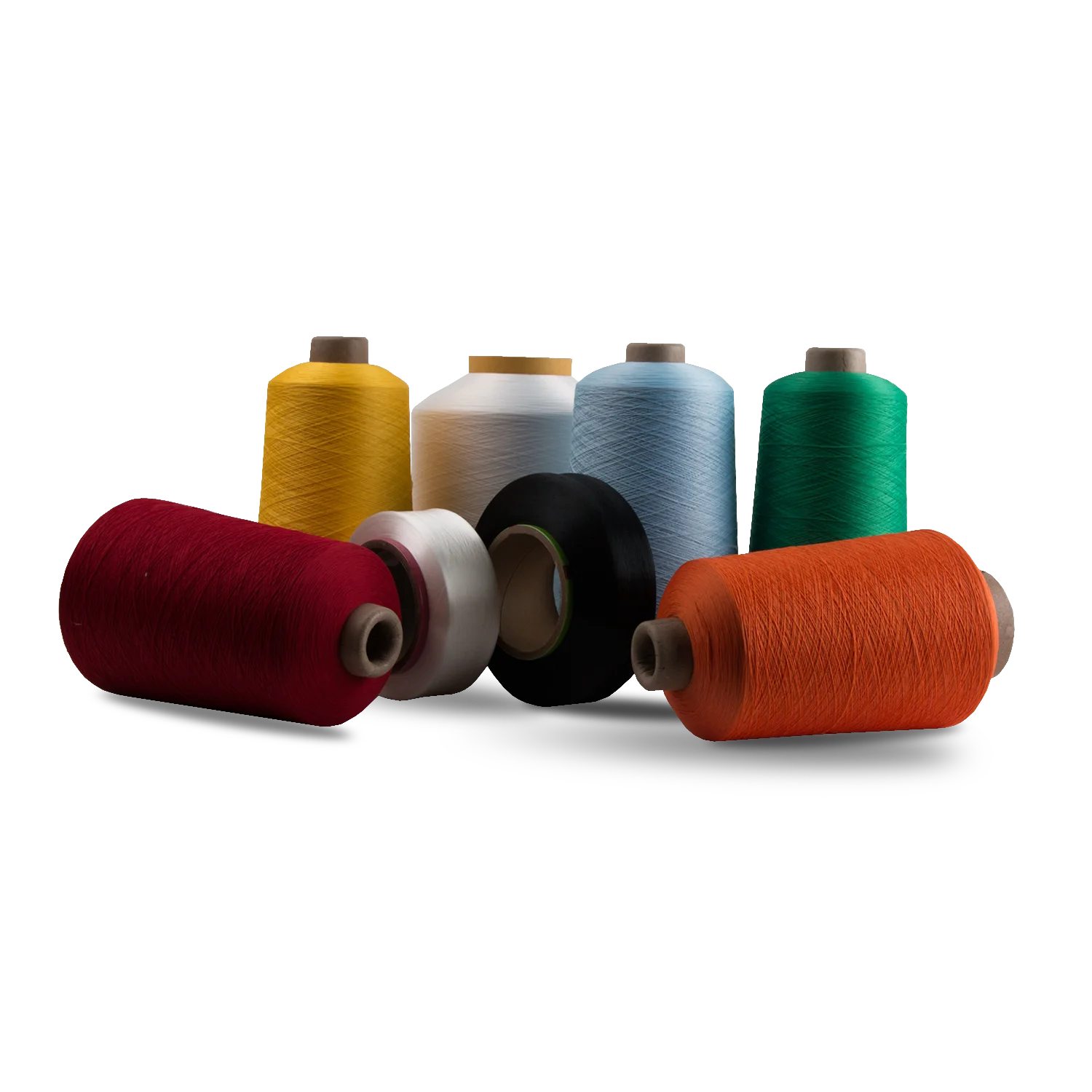 Imitation nylon yarn 100% polyester high stretch hank dyed yarn DTY75D/2 for knitting elastic band