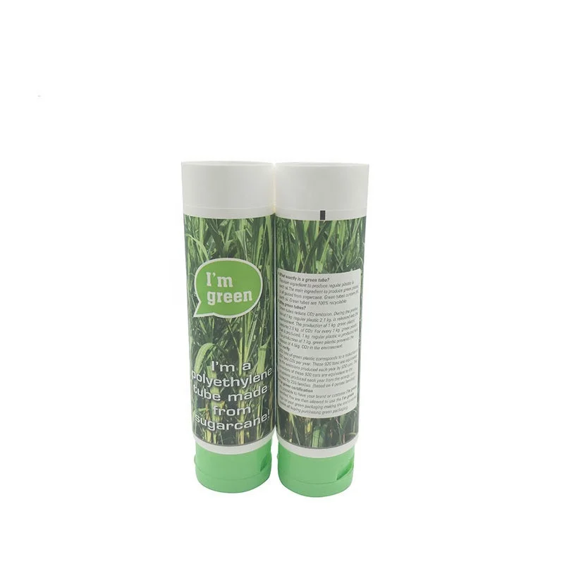 Excellent quality recycled plastic sugarcane/PCR tube cosmetic