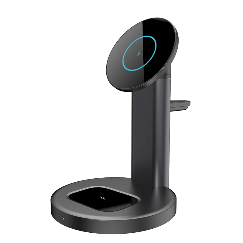 New Arrival Qi 3 In 1 Wireless Charging Fashion High Quality S36 Magnetic Phone Stand With Charging