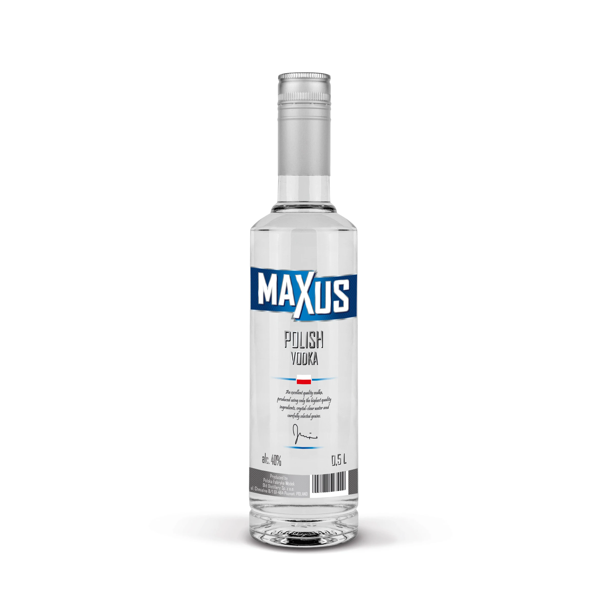 Экономичная водка Maxus, 1 л, бутылка с зерном, нейтральный спирт, хорошая цена, частная торговая марка, поставщик спиртовых напитков