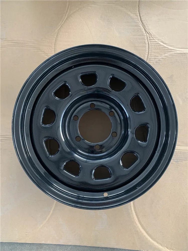 D отверстия для черных стальных ободов с узором 17x8 дюймов