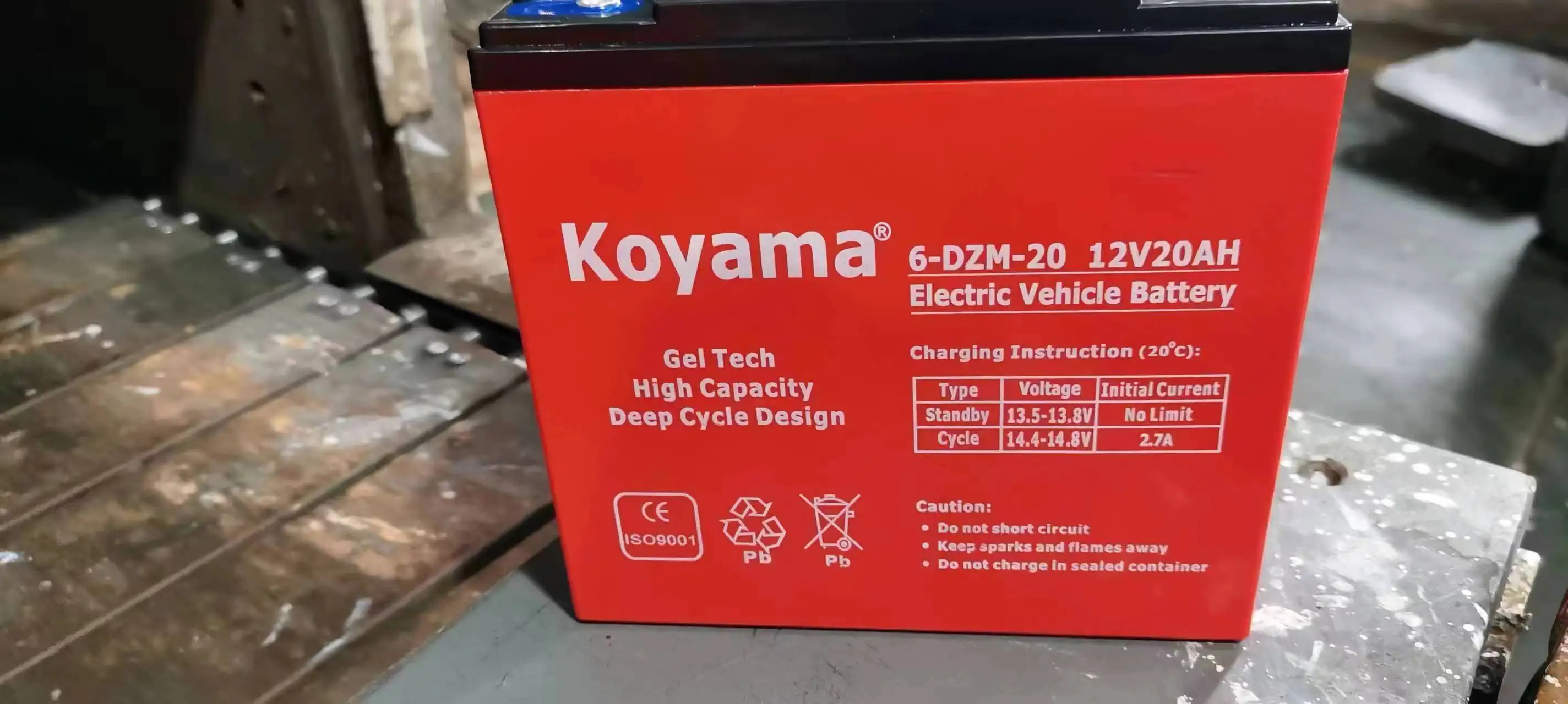 Factory 12V14Ah 6-DZM-14 electric vehicle battery e-bike battery