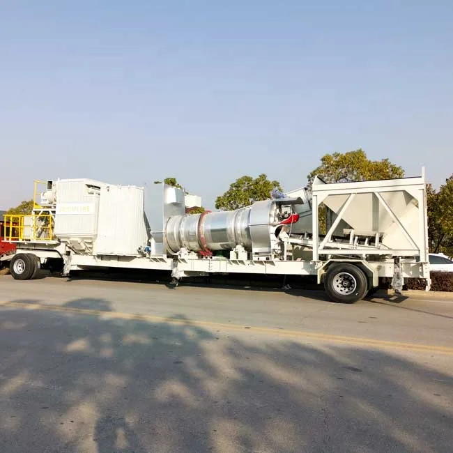 Mini Mobile Drum Mix Asphalt Plant with Capacity 40T/H