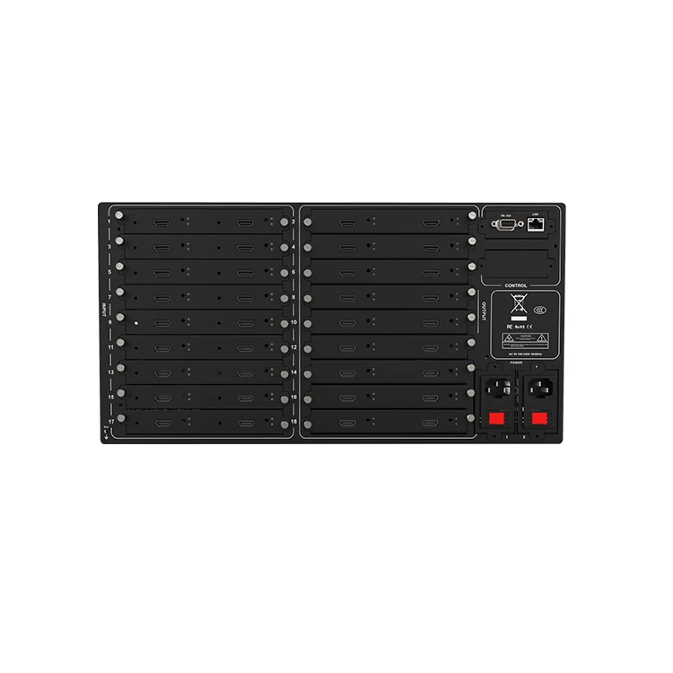 Lcd HDMI 10.2Gbps 4K60 Video Wall Controller video signal matrix switcher system Video matrix switch