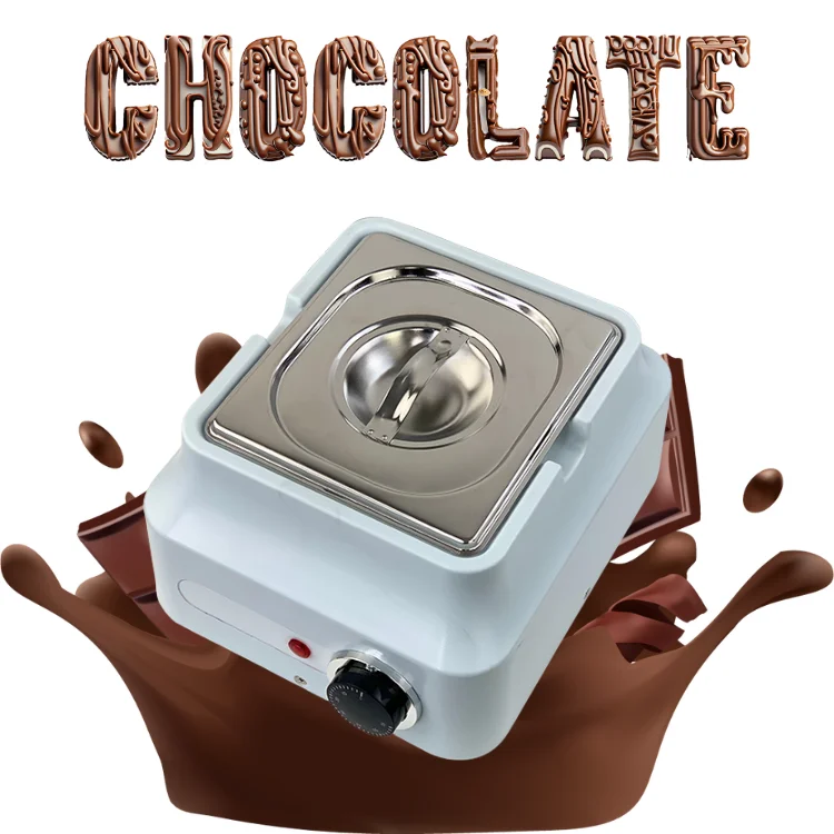 80W Electric Single Pot Chocolate Melting Machine  and easy to clean for Home Use