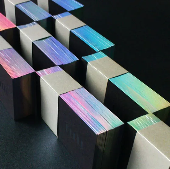 Die cut edge цвет лазера фольга черный Отделом для карт роскошный пользовательское имя карты бумага печати визитных