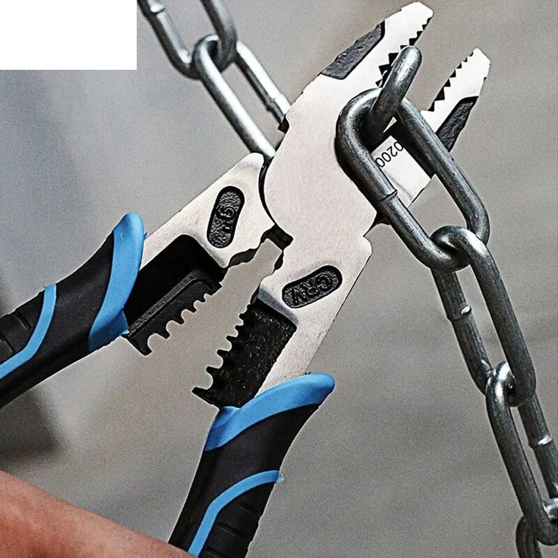  6'8'9' Multifunction Pliers Set Combination Stripper/Crimper/Cutter Heavy Duty Wire Diagonal Hand