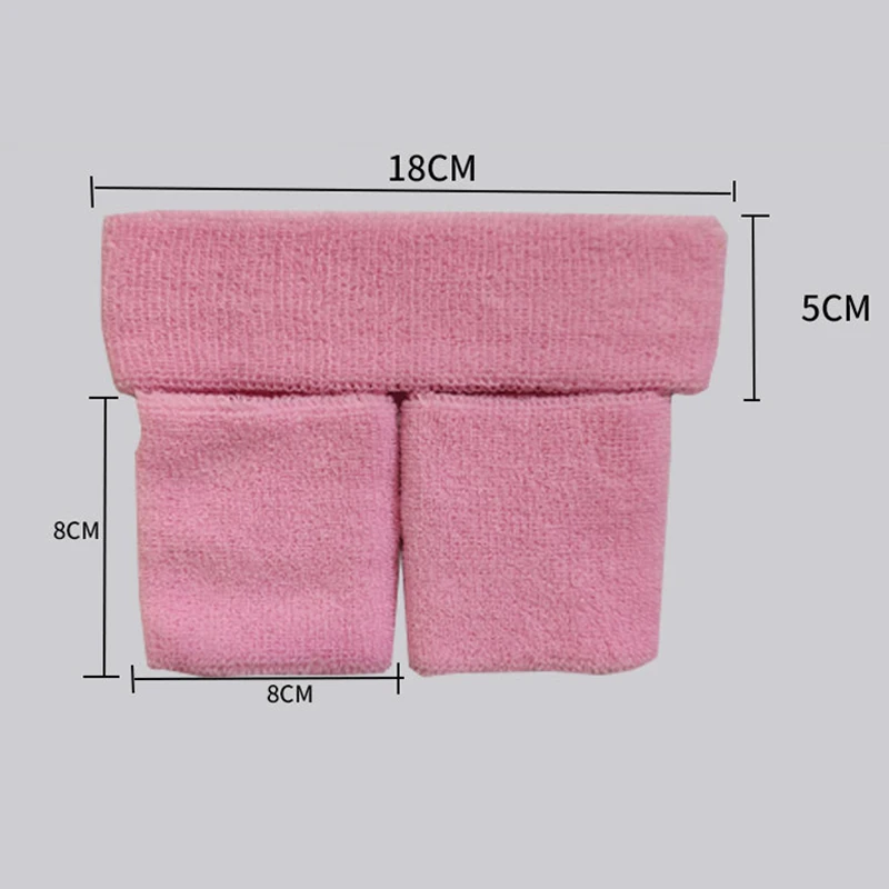 YIWU Logo Custom Solid Color 3 Pieces Sports Bracer Basketball Headband Wrist bands Sweatband Sweat Headbands
