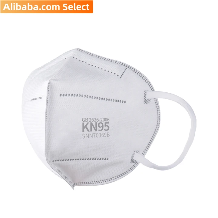 Оптовая продажа белый c-образный kn95 3 слоя одноразовый ушной маски для лица респиратор производитель (640 шт/коробка)