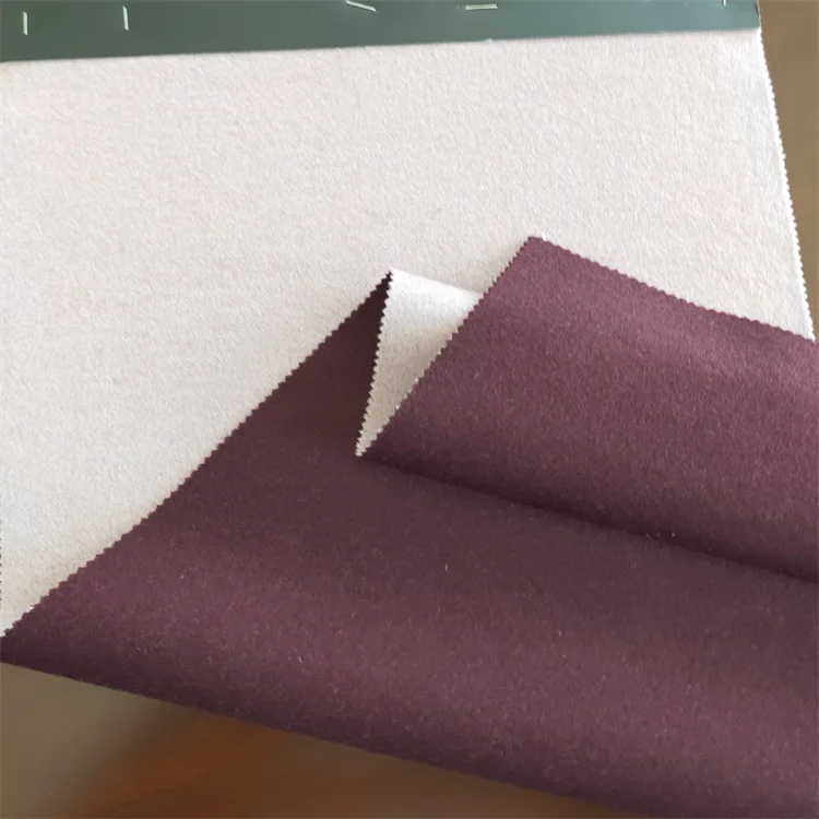 High quality wool cashmere coat jacket double-sided smooth fabric wholesale