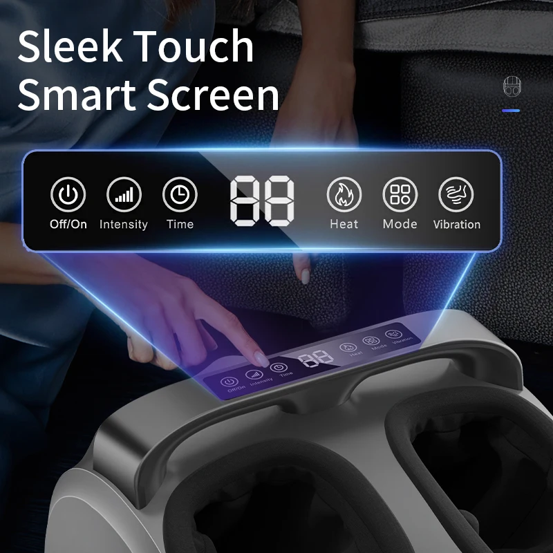 High Quality Shiatsu Body Massager Machine Vibrating Kneading Foot Massager with Heating Comfortable Full Cover for Foot