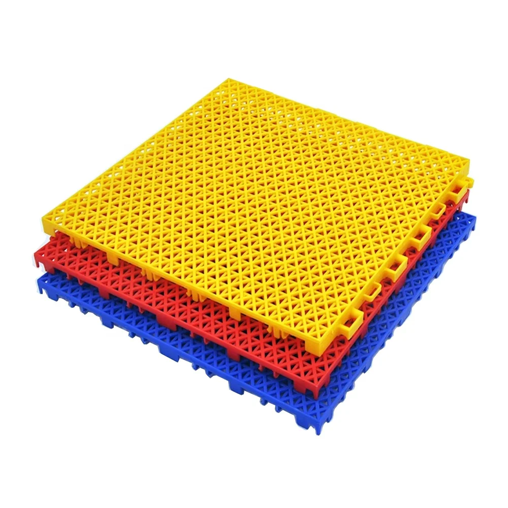 Sport court synthetic interlocking outdoor basketball flooring for sale