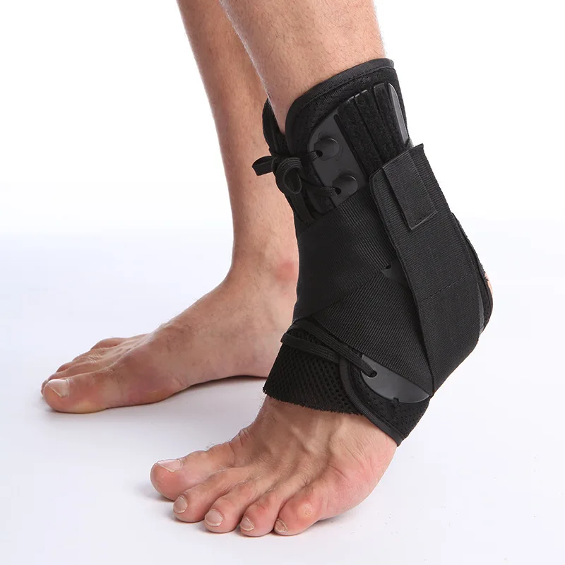 Adjustable Compression Ankle Support Sleeve for Sports Gym Recovery Foot Stability and Pain Relief With
