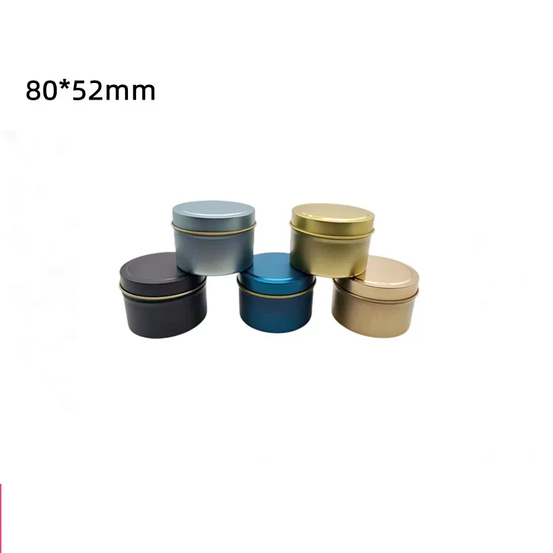 Empty Small 8 Oz 6 Oz 4 Oz 2 Oz Soy Wax Metal Tin Cans Candle Jars Candle Tins Jar for Candles