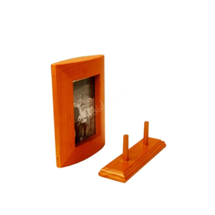 Solid wood spray painting craft gifts home decoration desktop ornaments 3-inch 5-inch triple photo frame