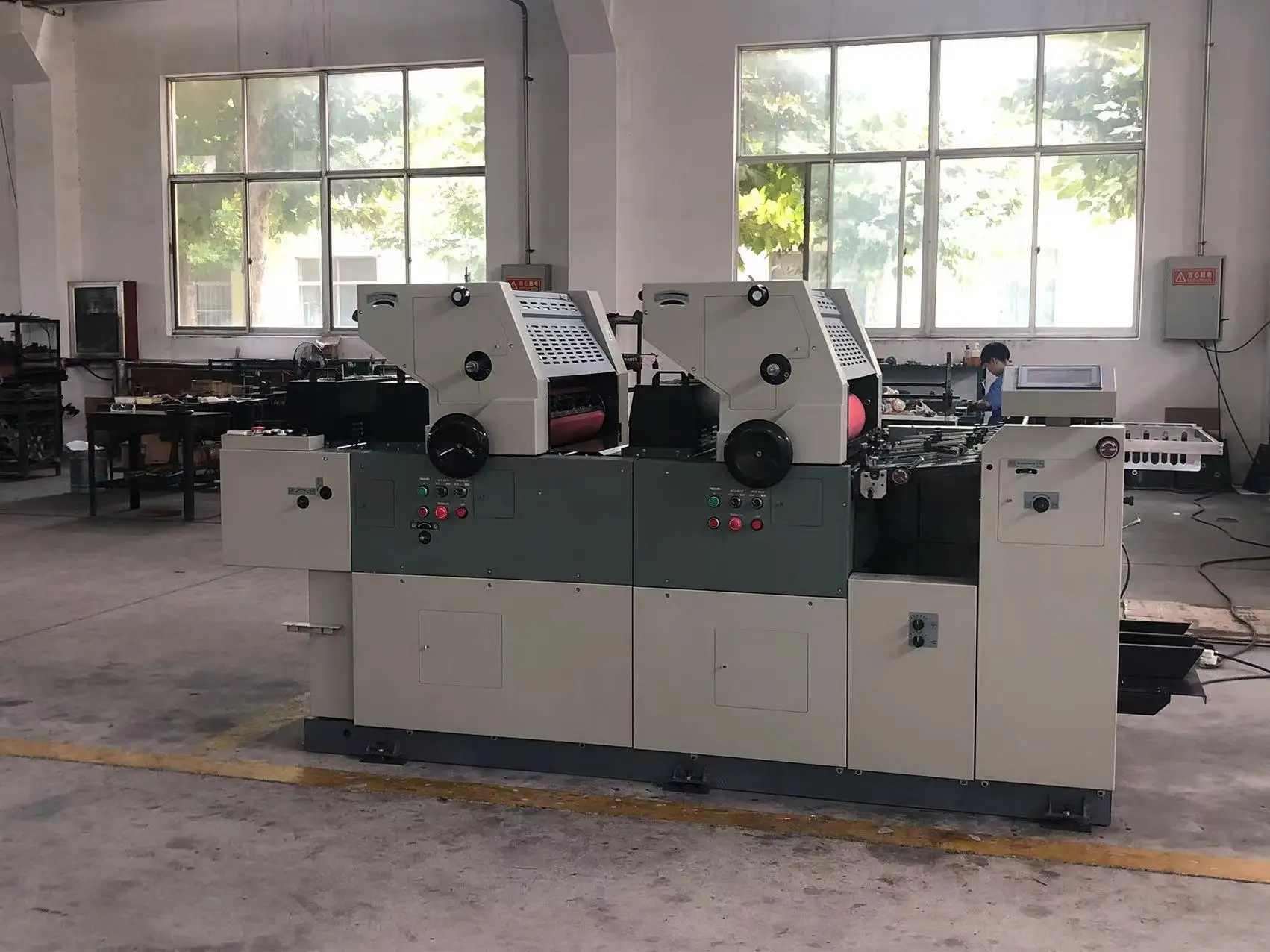 Factory Price Two Colors Offset Printing Machine For Exercise Book Paper Offset Printer