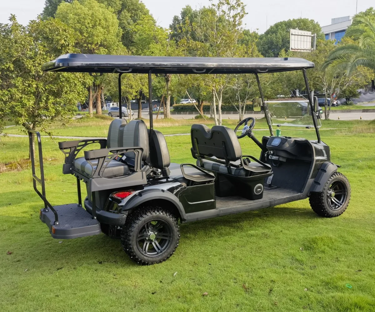 wholesale 6 Seater Gas Powered Golf Cart with off road tyres