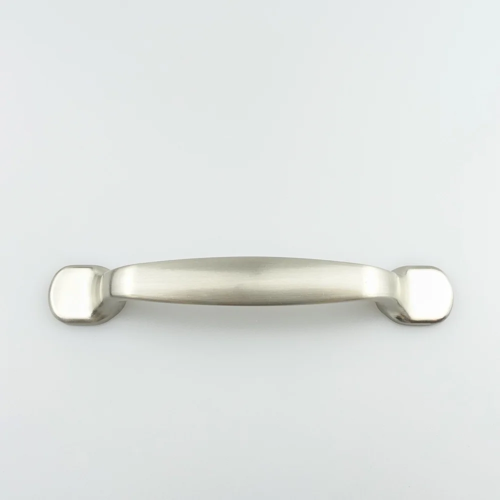 Satin Nickel Cabinet Pulls Zinc Alloy Cupboard Drawer Pull Cabinet Door Wardrobe Handles Furniture Hardware Kitchen Hardware