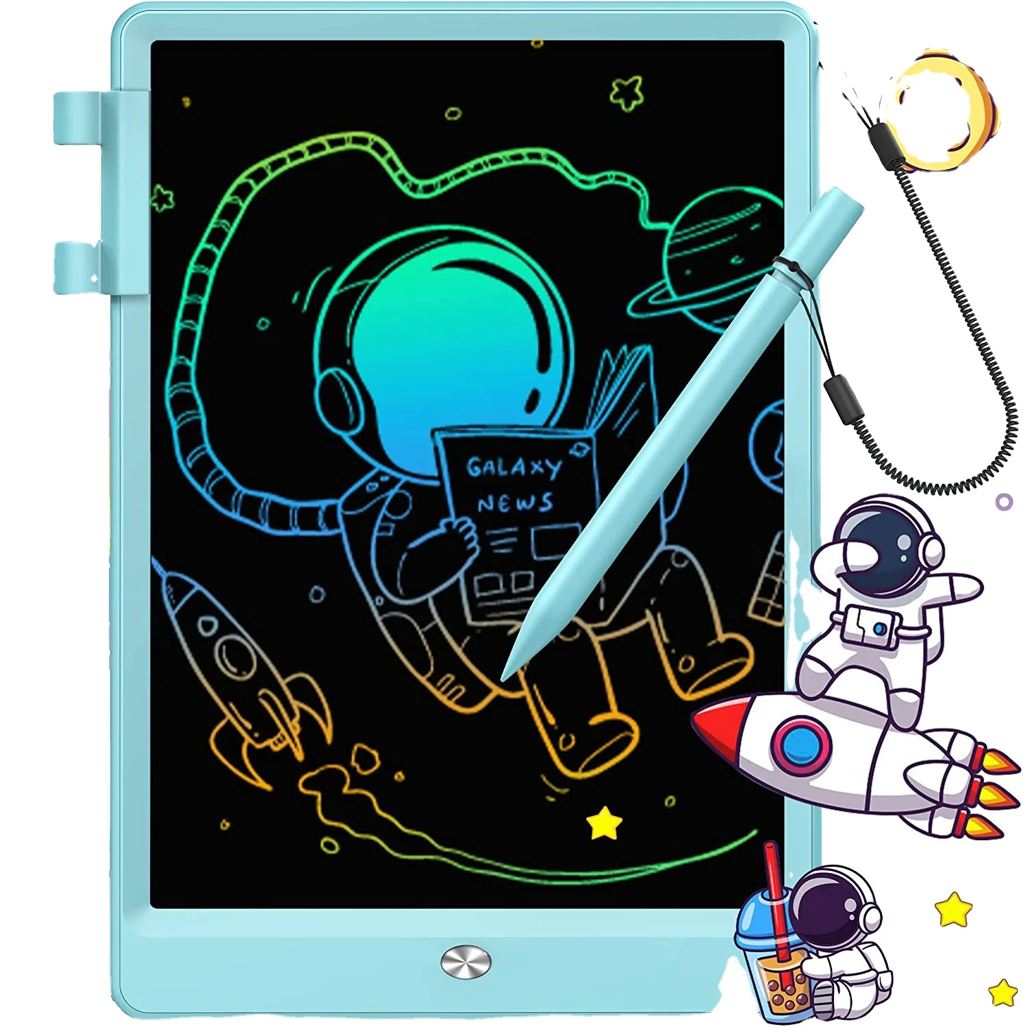 10 Inch Colorful LCD Writing Tablet Doodle Board, Toys for Girls Boys Drawing Pad for Kids Electronic Board Drawing Tablet