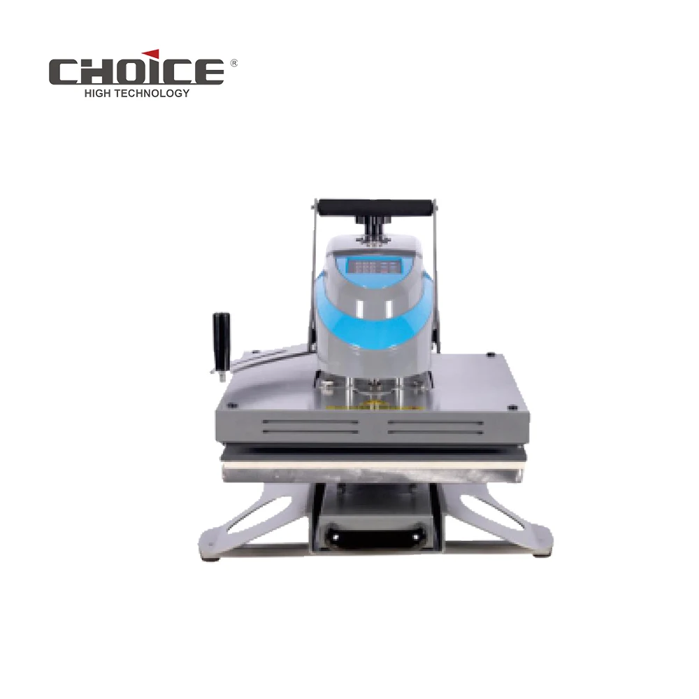 GC-M54S-Y Computer single head double station heat transfer machine 40*50cm Swing-away manual heat press with slide-out base