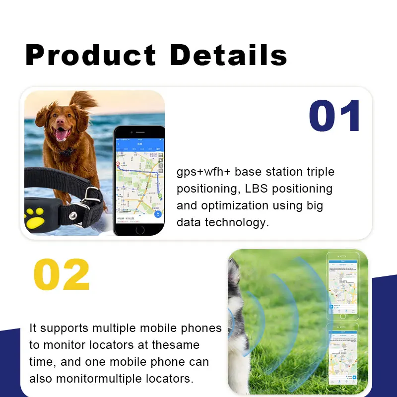 New Design Wholesale Extended Range Oem Golden Supplier Sim Card Pet Tracker