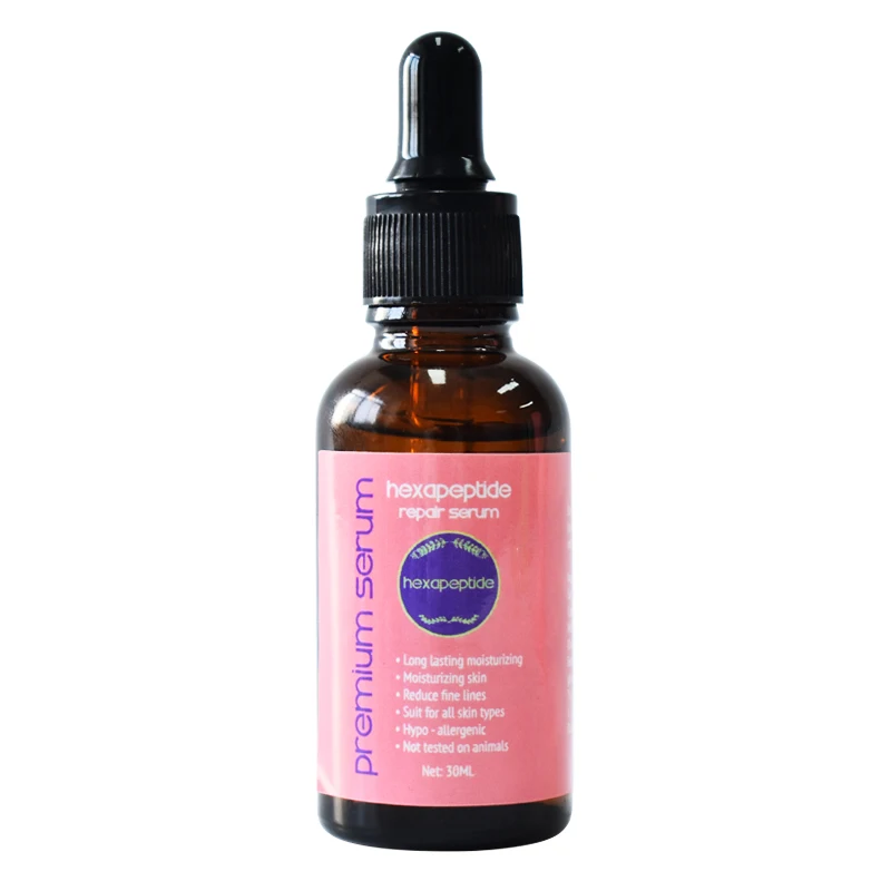 Private Label Anti-Aging Wrinkle Reducing Relaxing Peptide Expression Line Skin Perfection Hexapeptide Face Serum