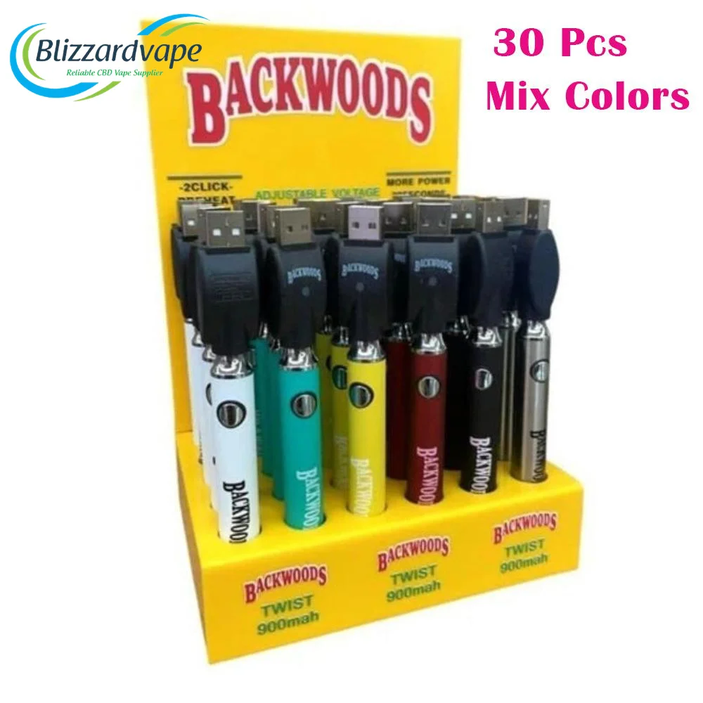 Backwoods Cbd Vape Battery Adjustable Voltage Cbd Cartridge Vape Pen Battery 2021 Twist Cbd Battery Pen