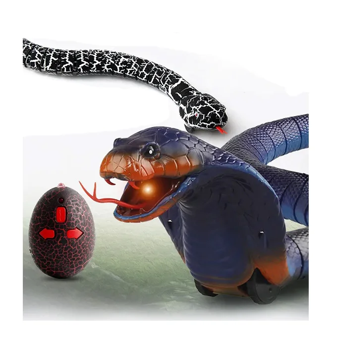 Naja Cobra Viper Christmas Birthday Gift Remote Control Snake Kids RC Toys Naja CobInteractive Motorised Snake novelty gag toys