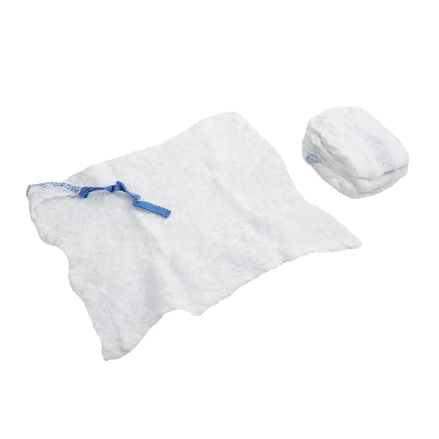 Sterile Gauze Lap Sponge With X-Ray Medical Use Surgical Sterile Abdominal Pads With Blue Line High Quality
