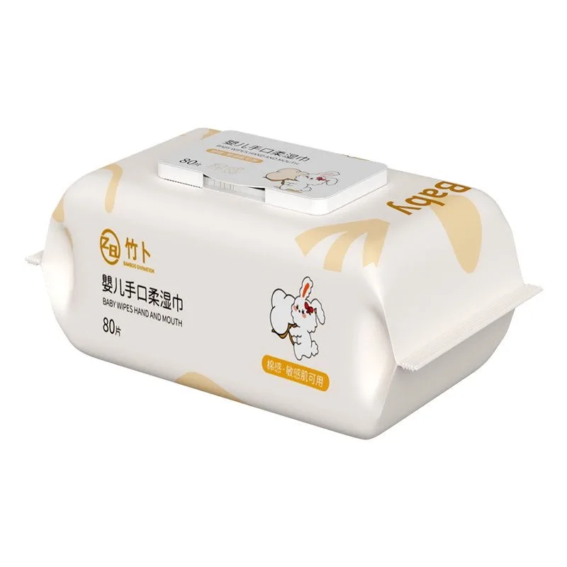 Chinese Factory Wholesale Natural Organic Gentle Cleansing Wipes for Babies