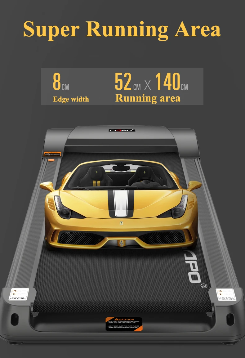 2022 Original China Factory Wholesale Load 150KG Commercial Electric Folding Treadmill Running Machine Indoor Fitness Equipment