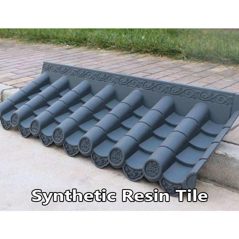 High quality building materials roof synthetic resin tile for shopping malls