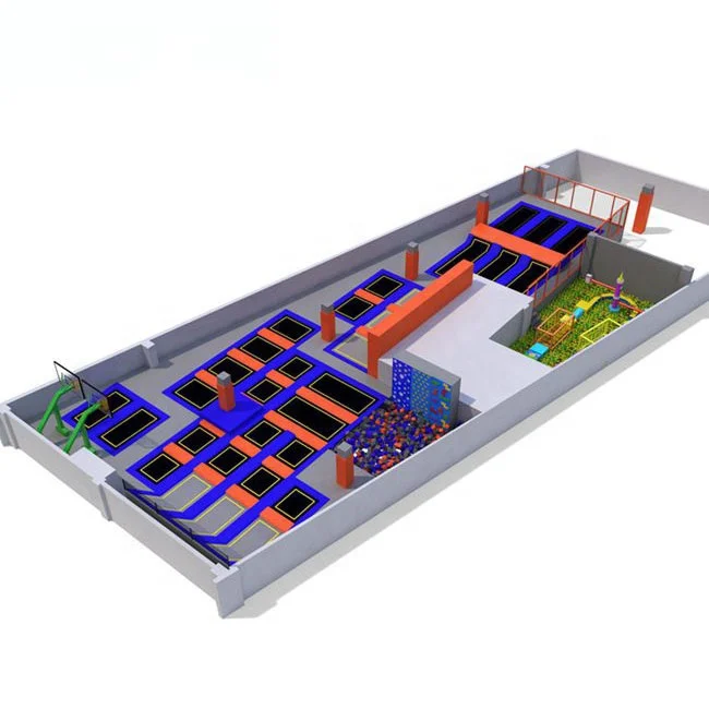 Лучшее качество, оборудование для крытых игровых площадок для детей и взрослых, батут для коммерческого использования