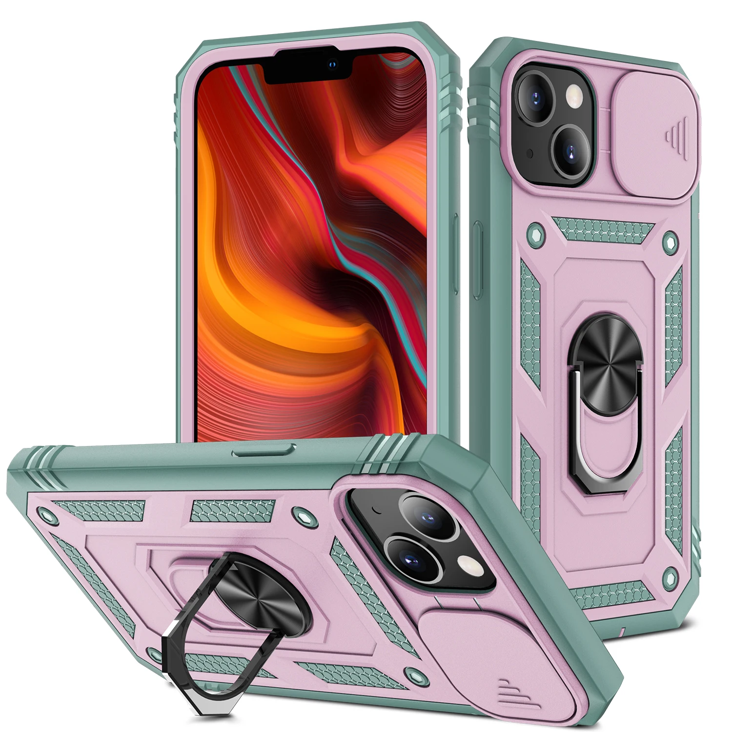 2022 newest best sellers shockproof cell phone case kickstand sublimation phone cases for iphone 13