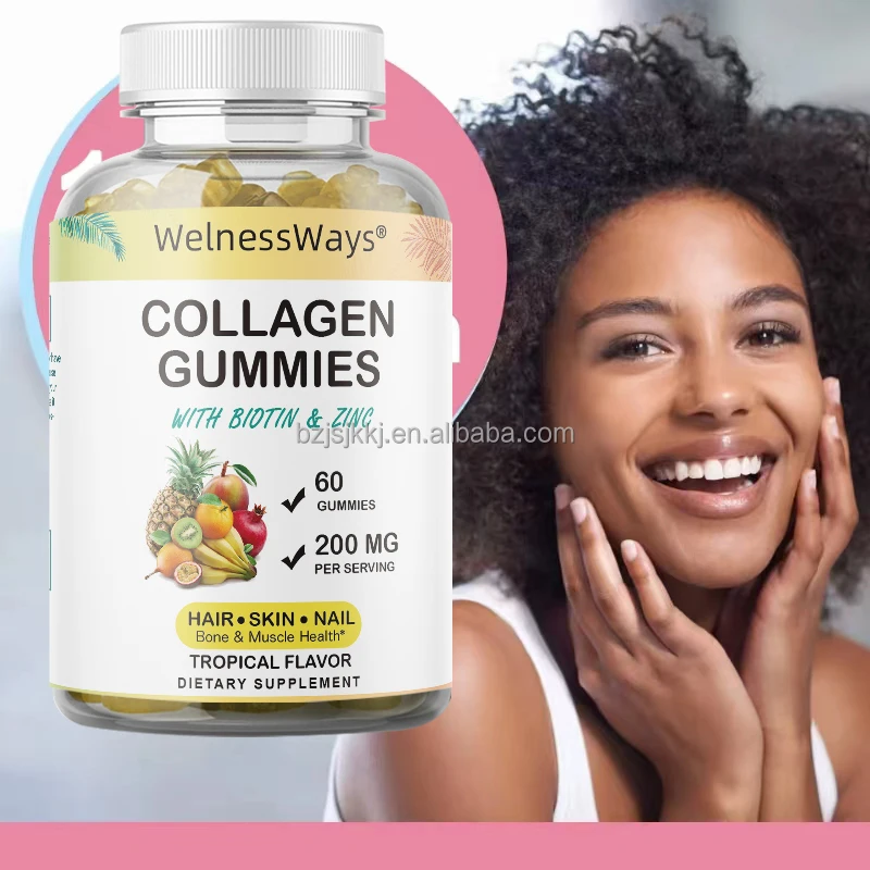 Welnessways Whitening Supplement Glutathione capsules Collagen L-Glutathione Gummies Glutathione gummy
