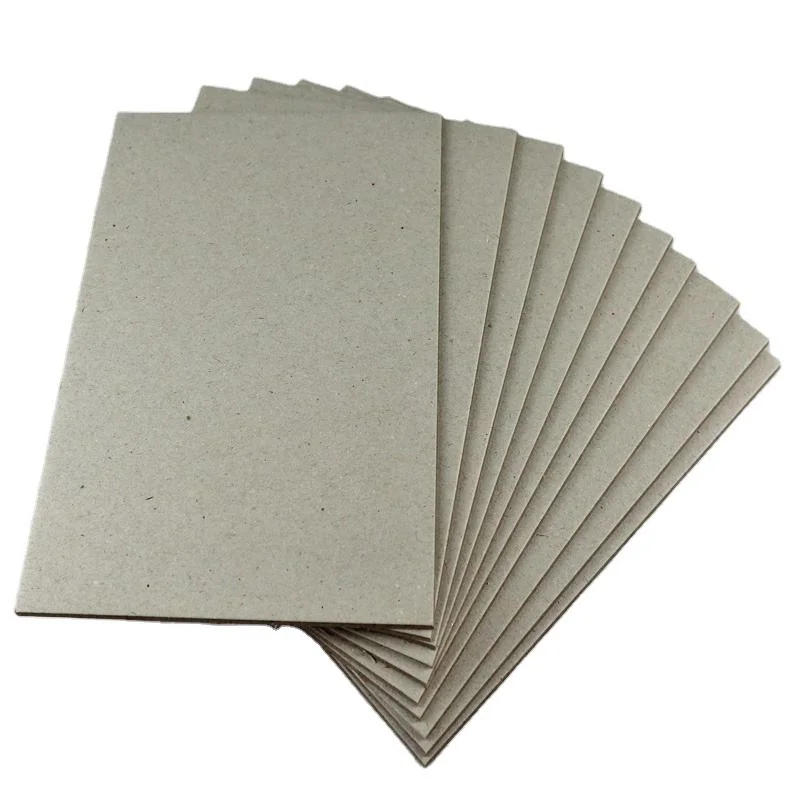 Cheap Factory Price Sheets Thick Gray Cardboard Insoles Shoes Grey Paperboard grey board