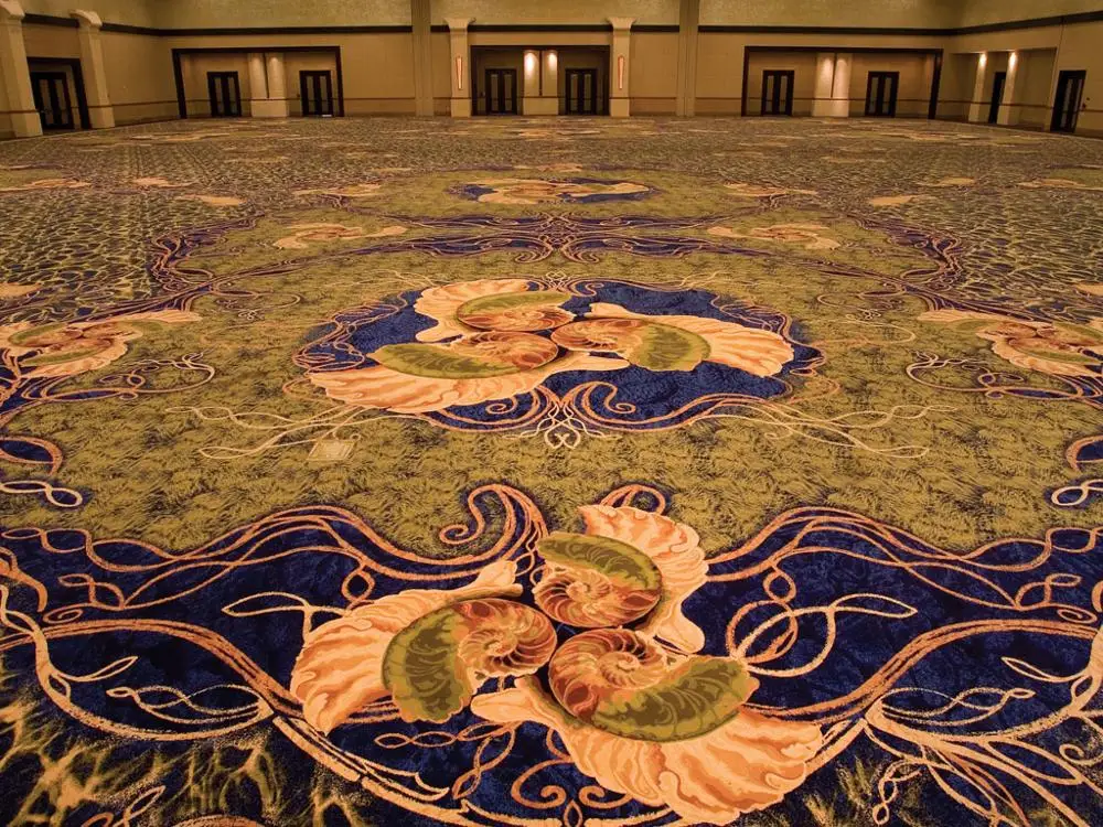 Restaurant Carpet 3D Carpet Fish Pattern Hot Sales Printed Shaped Art Deco Household Loop Islamic Turkish Silk  Gold  3D Carpet