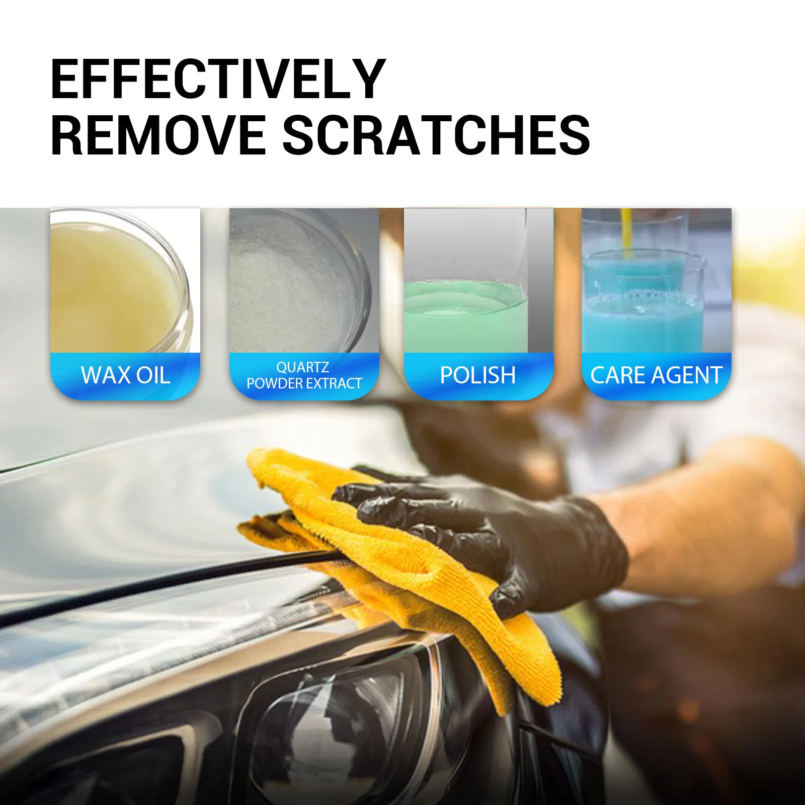 Homonth OEM&ODM Car Scratch Repair Wax Multipurpose Car Polish Wax Waterproof Polishing Wax For Car