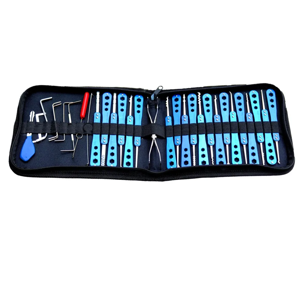 Stainless steel single hook set locksmith maintenance lock core to pick and pick home burglar proof door file cabinet lock core