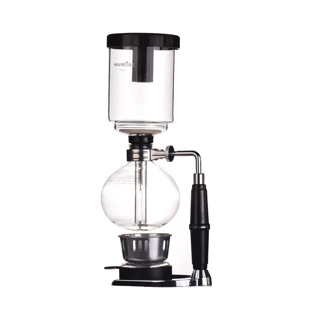 Ecocoffee Japanese Style TCA 5 Cups Household Coffee Syphon Tabletop Siphon Coffee Maker
