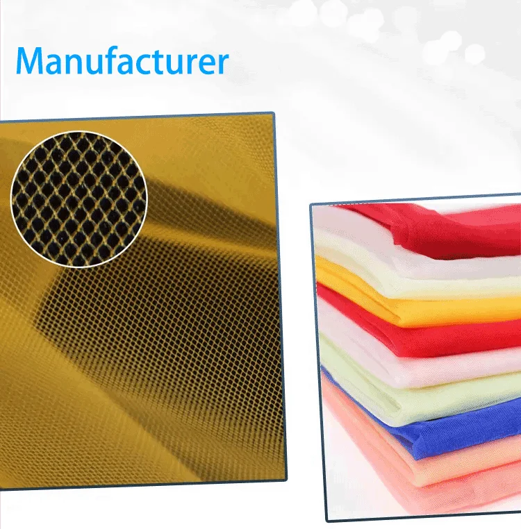2023 New Good Quality  Fine Holes Breathable Soft 100% Nylon Rhombus Mesh Tulle Fabric For Hair Accessories